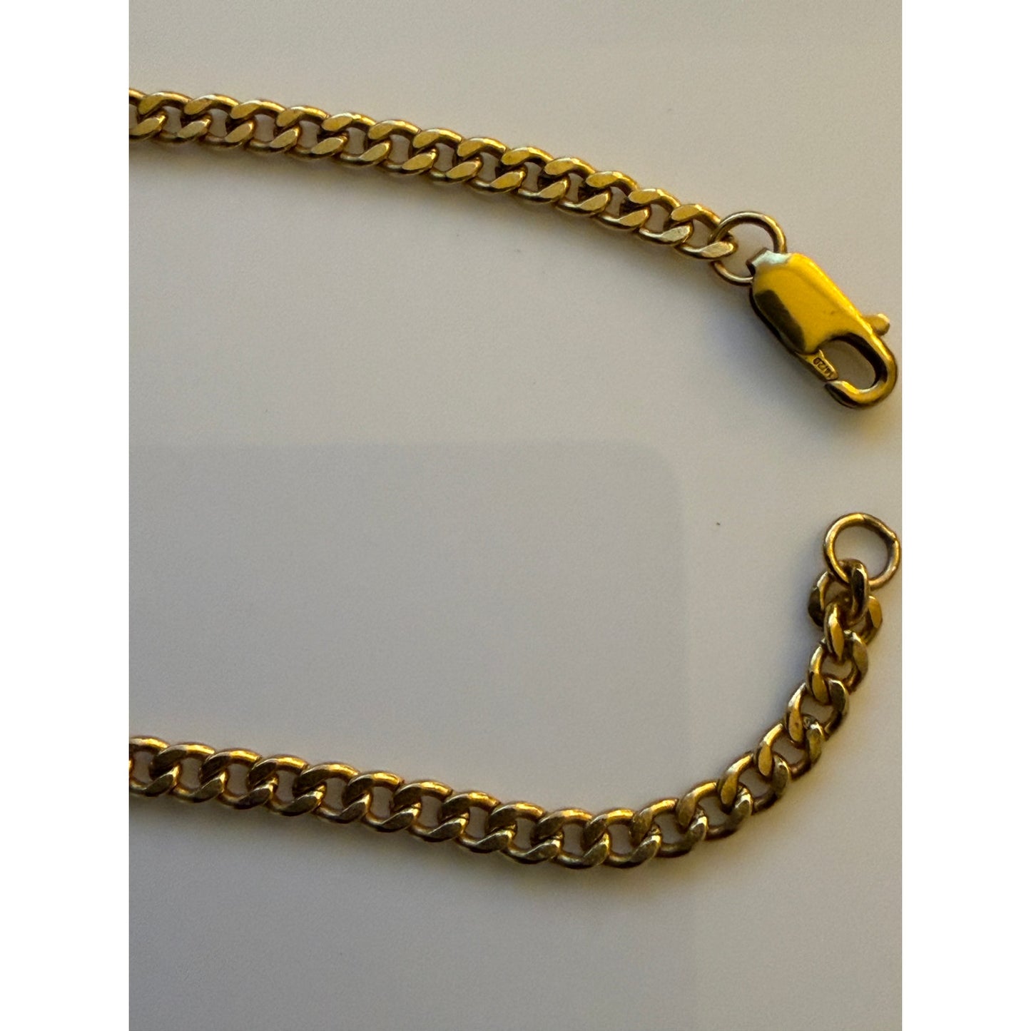 14K Gold Filled 3.5mm Curb Chain Necklace – 18"