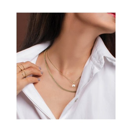 14K Gold Filled 3.5mm Curb Chain Necklace – 18"