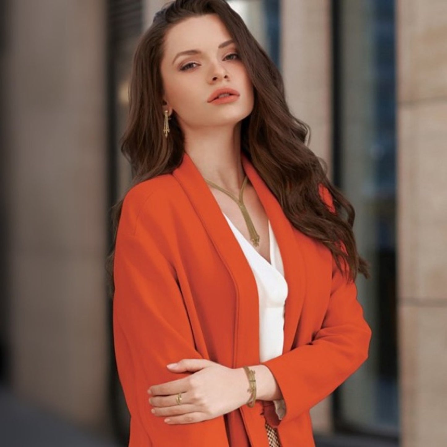 Leslie's 14k Yellow Gold Mesh Bypass Stretch Ring – Flexible Italian Design