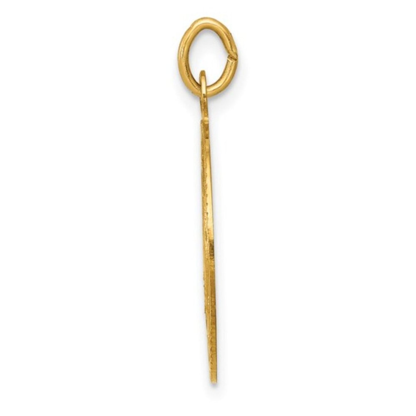 14K Yellow Gold U.S. Navy Disc Pendant – Officially Licensed | Made in USA
