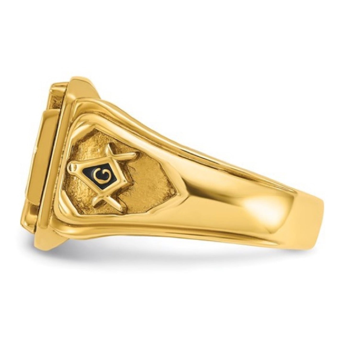New 10k IBGoodman Men's Knights Templar Masonic Ring: A Touch of Symbolism