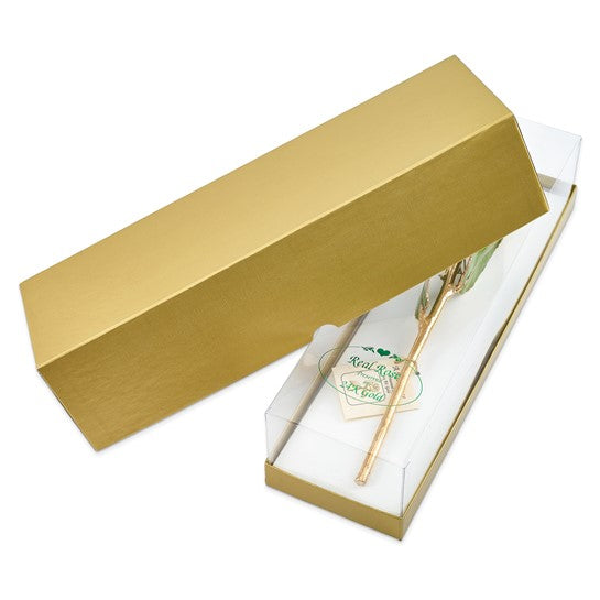 Lacquered 24K Gold-Plated Rose