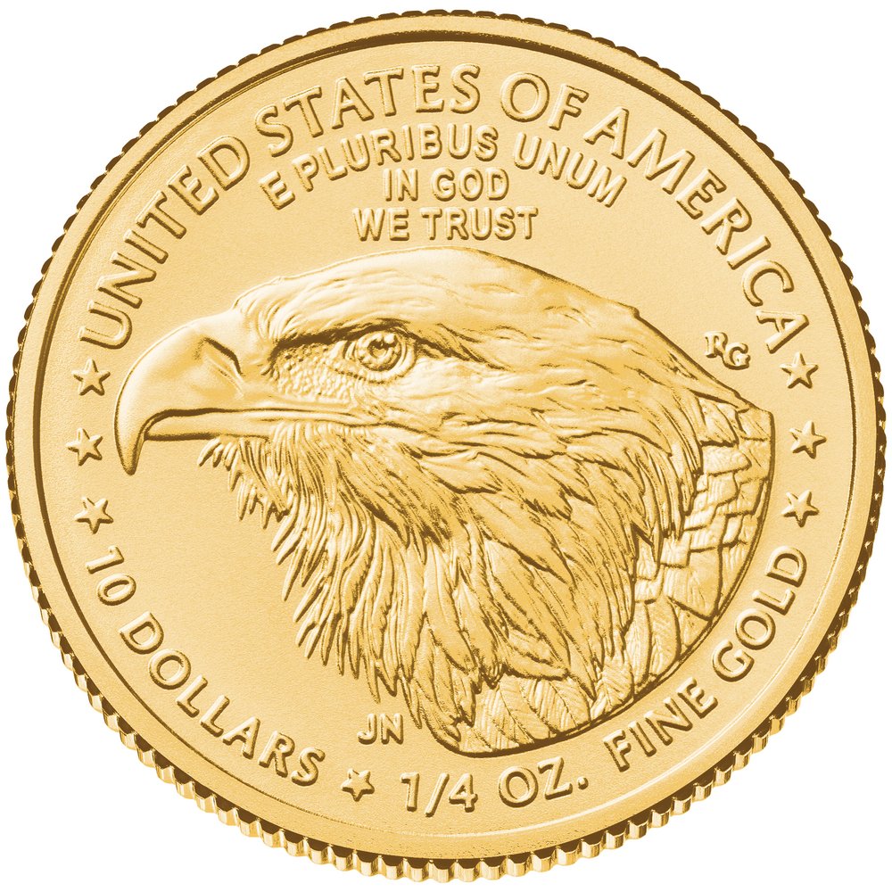 2024 1/4 oz American Gold Eagle Coin – $10 BU | 22K Gold | U.S. Mint