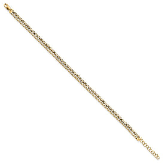 True Origin Lab Grown Diamond Double Bracelets with 1" Extensions