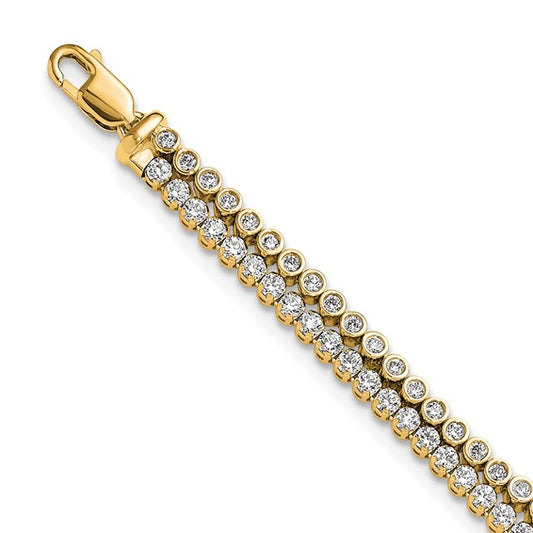 True Origin Lab Grown Diamond Double Bracelets with 1" Extensions