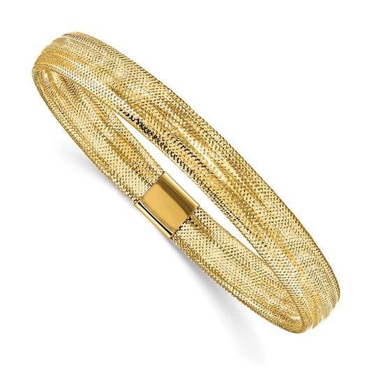 Leslie's Jewelry 10K Mesh Bracelet: A Lightweight, Elegant Accessory with Lifetime Guarantee