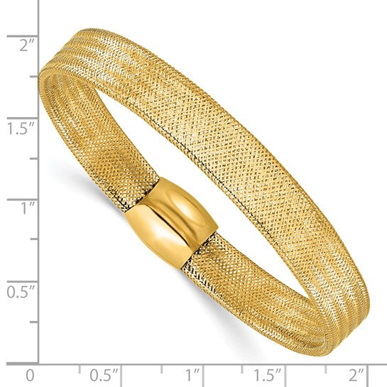 Leslie's 14 Mesh Slip-on Stretch Bracelet