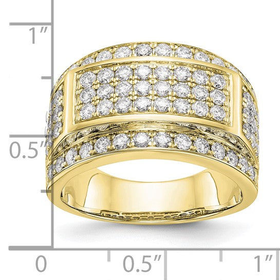 IBGoodman 14k 2 carat Lab Grown Diamond Men's Ring