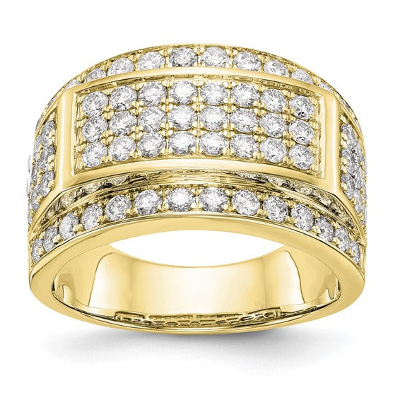 IBGoodman 14k 2 carat Lab Grown Diamond Men's Ring