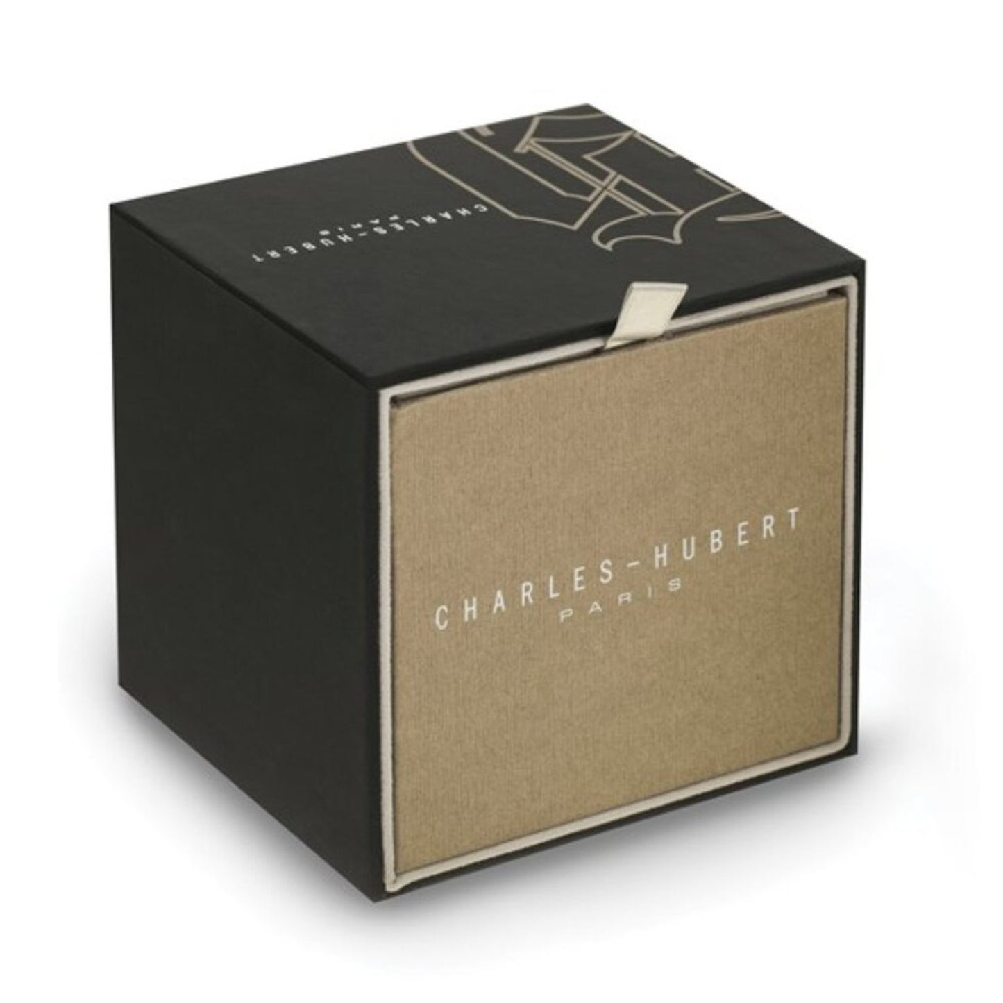 Charles Hubert Ladies Two-Tone Watch - Gold Dial - 20mm Oval Case - NEW