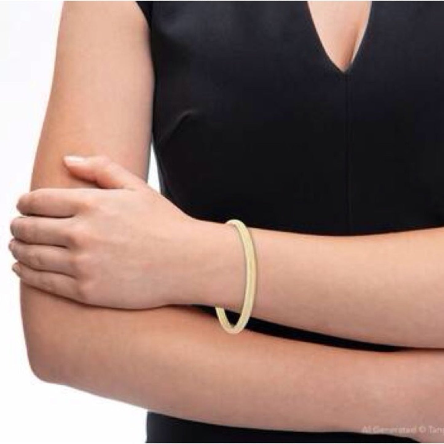 The Wholesale Jewelers 10k Gold Stretch Mesh Bracelet
