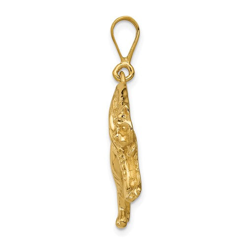 Man’s 14k Tiger Charm