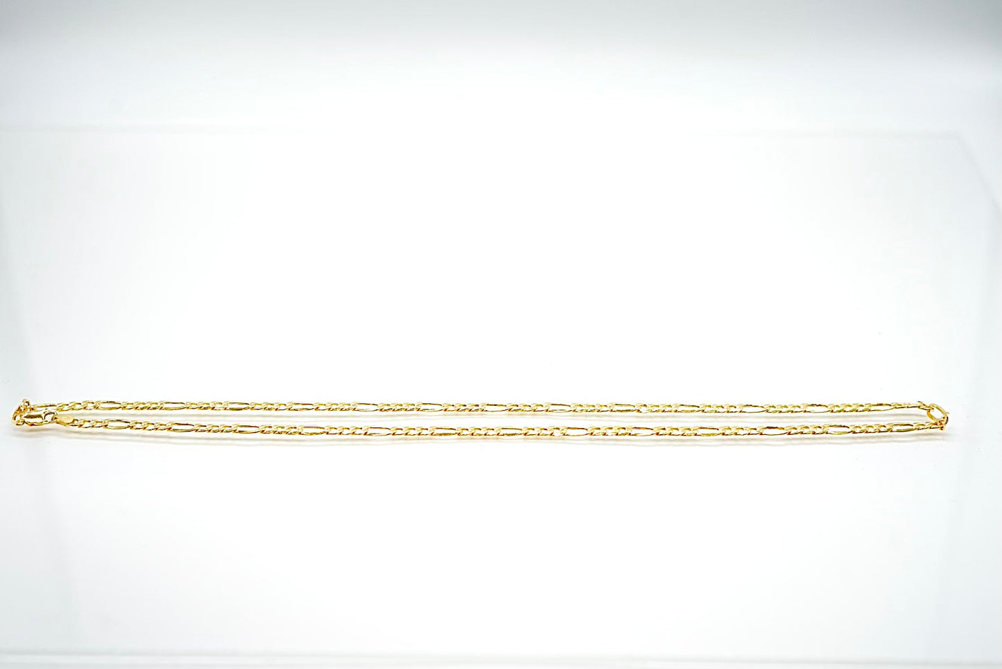 Leslie's Jewelry 10K Yellow Gold 4.75mm Semi-Solid Figaro Chain – 20 Inches