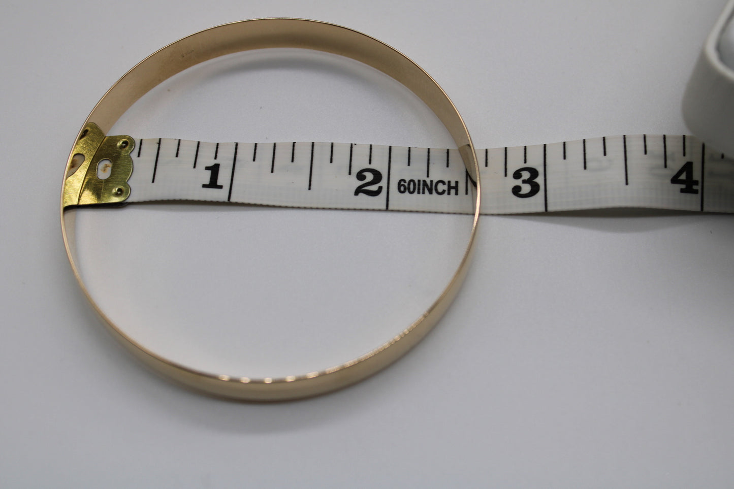 14k Yellow Gold 8mm Slip On Round Bangle, from 302 Fine Jewelry Collection