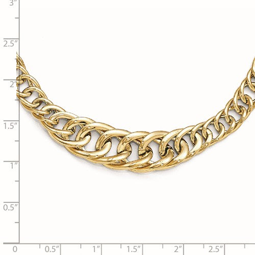 Leslie's 14K Polished Fancy Link Necklace