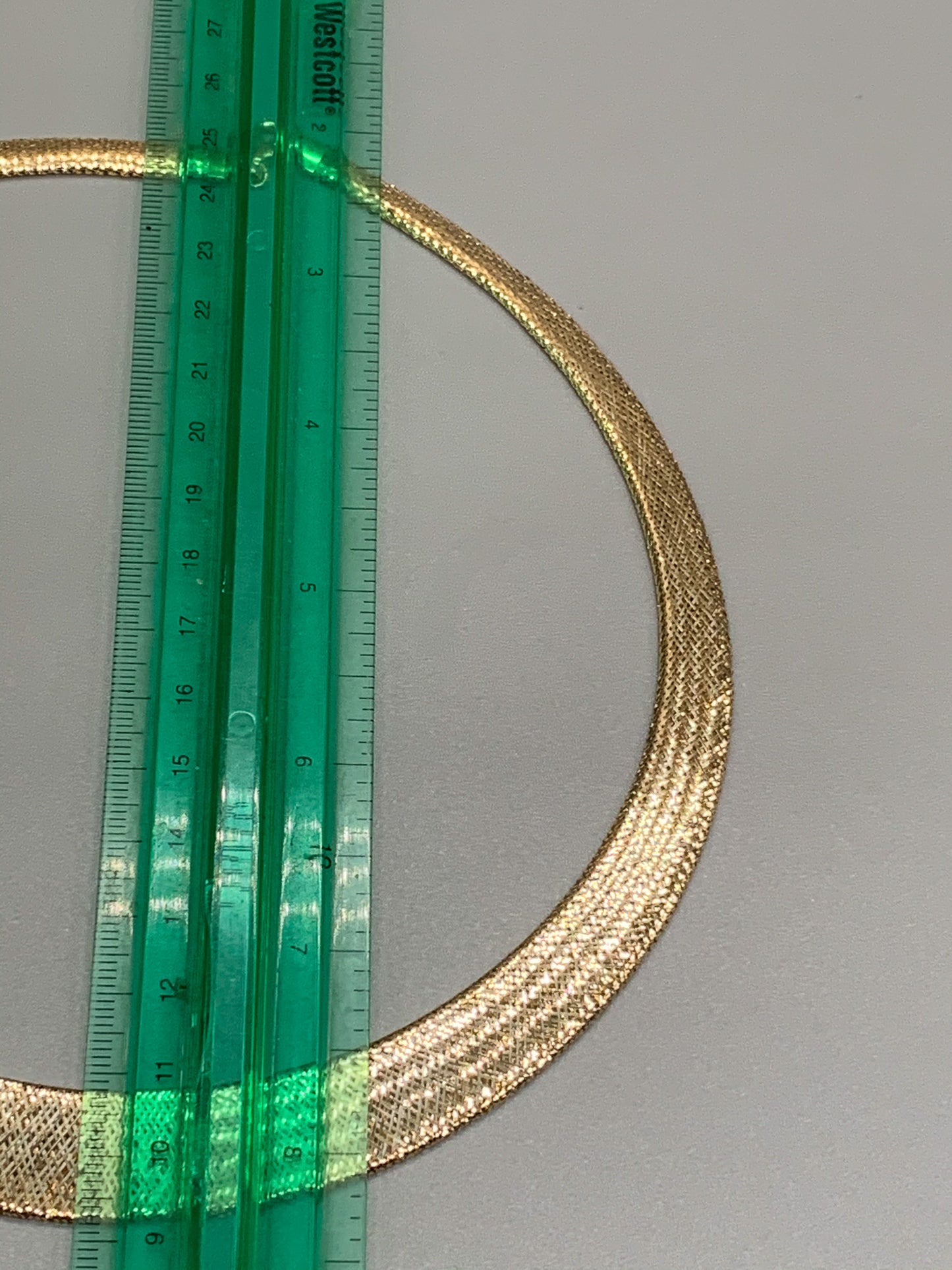 14k Gold Mesh Collar Necklace