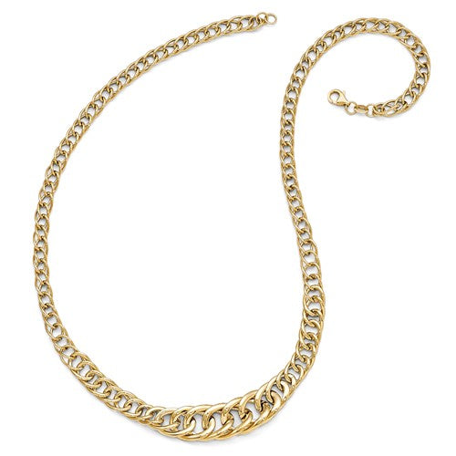 Leslie's 14K Polished Fancy Link Necklace