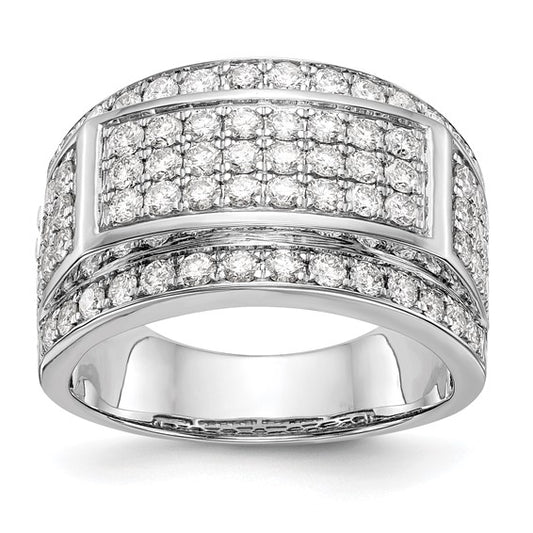 14k Lab Grown Diamond SI1/SI2, G H I, Men's Band