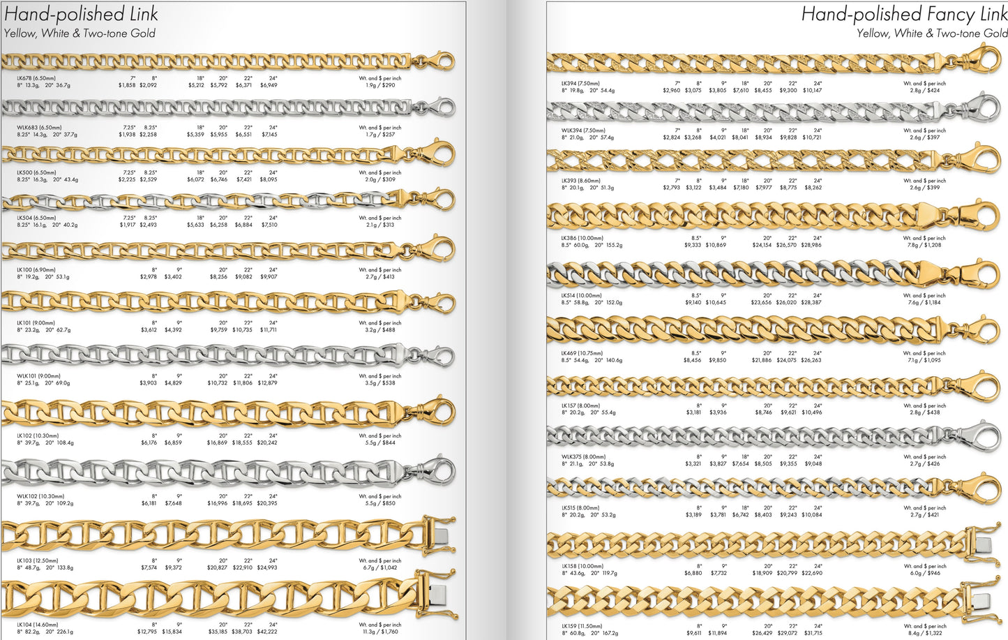 Men's 14k Gold Heavy Mariner Link Bracelet