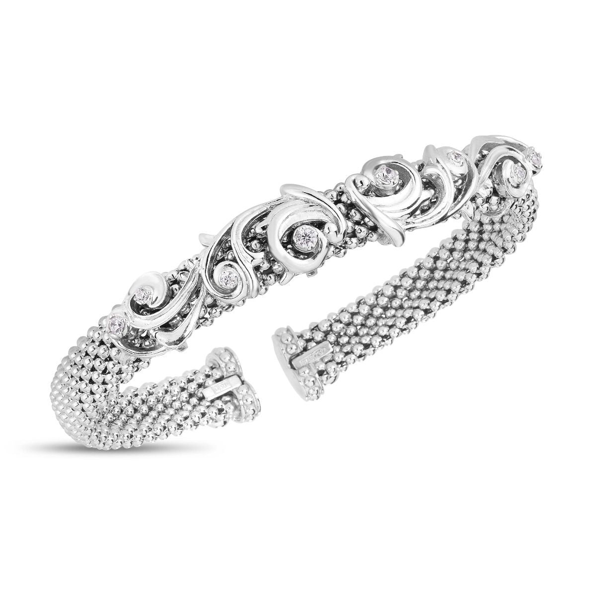 BAROQUE DIAMOND POPCORN RENAISSANCE BANGLE