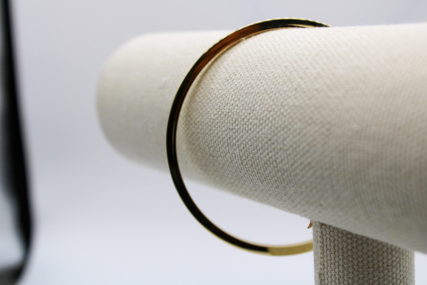 14k Gold Bangle, 3mm wide.