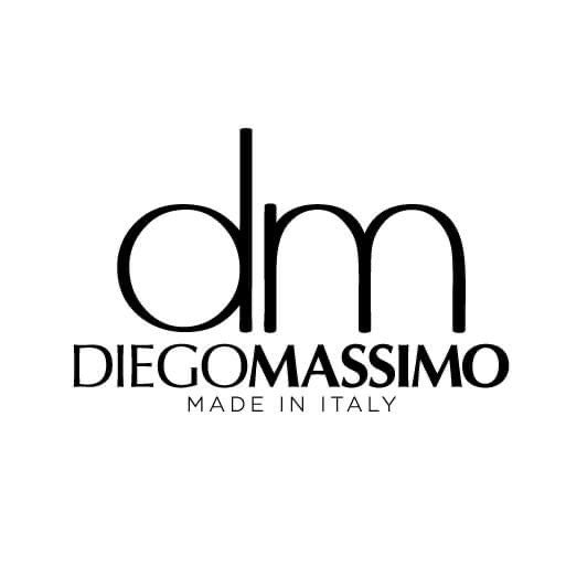 Authentic Diego Massimo Gold Chunky Link Necklace, Made in Italy