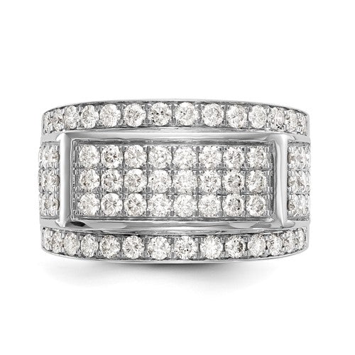 14k Lab Grown Diamond SI1/SI2, G H I, Men's Band