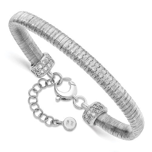 Leslie's Sterling Silver and CZ Bracelet