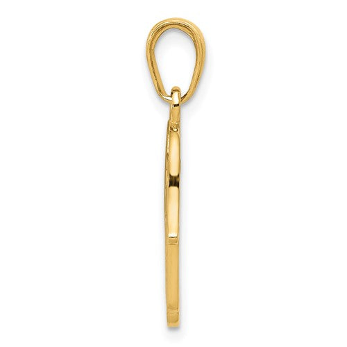 14k Jewish Hand of God with Star of David Pendant