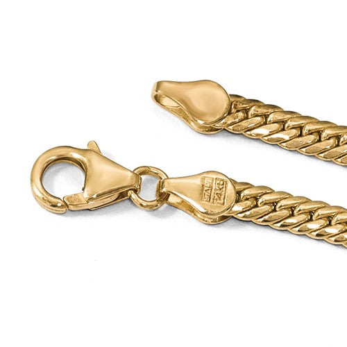 Leslie's 14K Polished Graduated Fancy Link Necklace