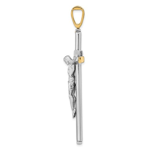 Leslies 14k Two-Tone Crucifix