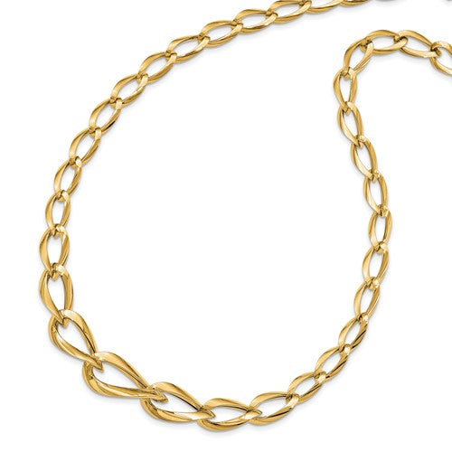 Leslie's 14K Polished Fancy Link Necklace