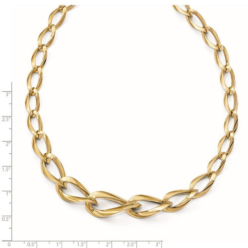 Leslie's 14K Polished Fancy Link Necklace