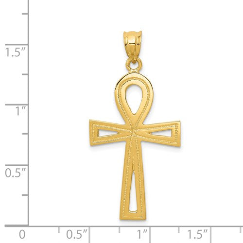 14k Gold Egyptian Cross