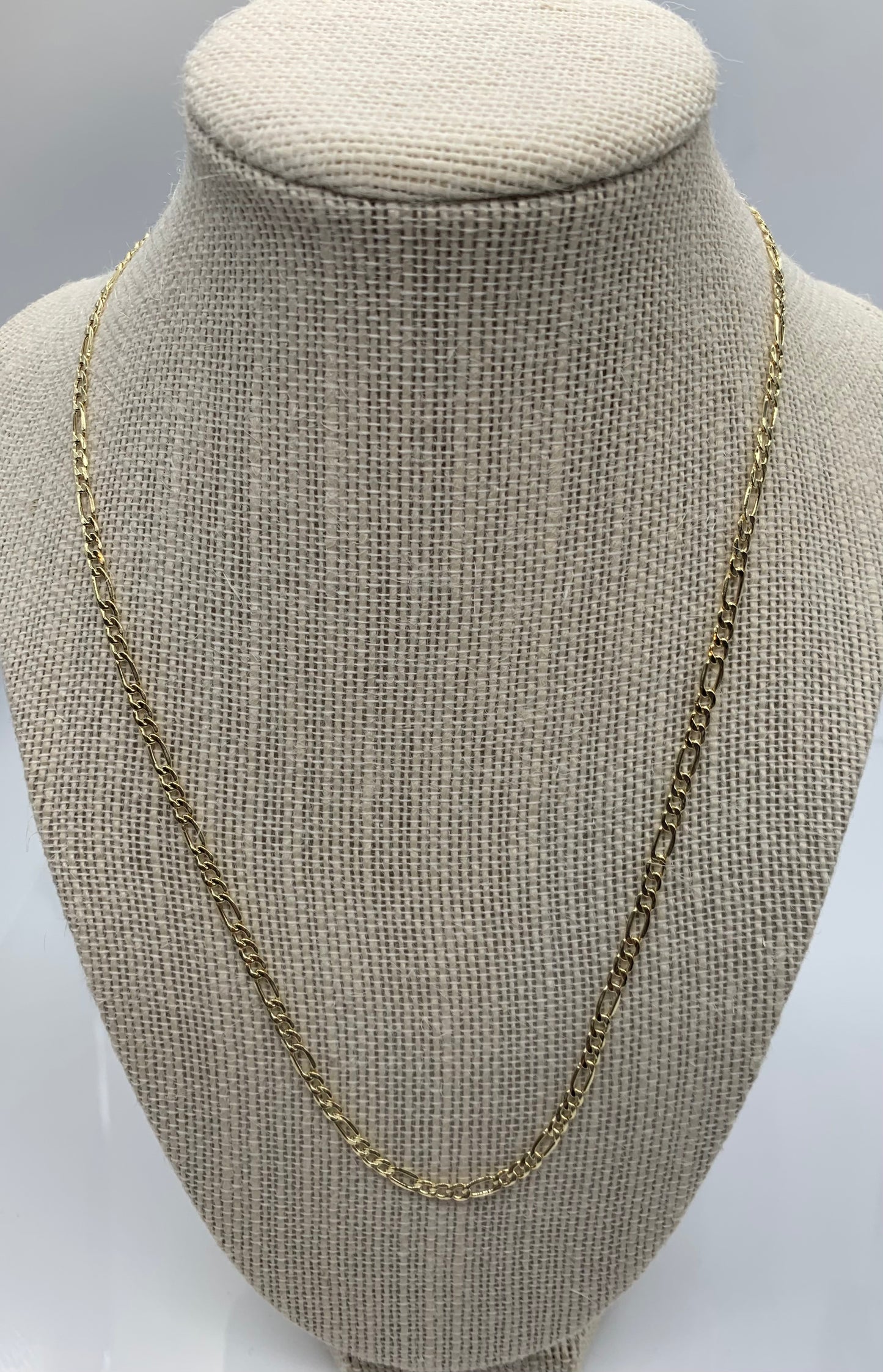 10k Gold Figaro Link Chain