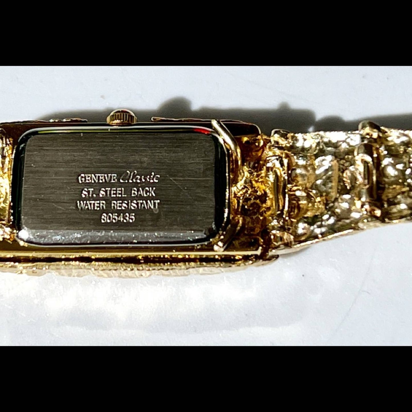 10k Gold Geneve Nugget Watch