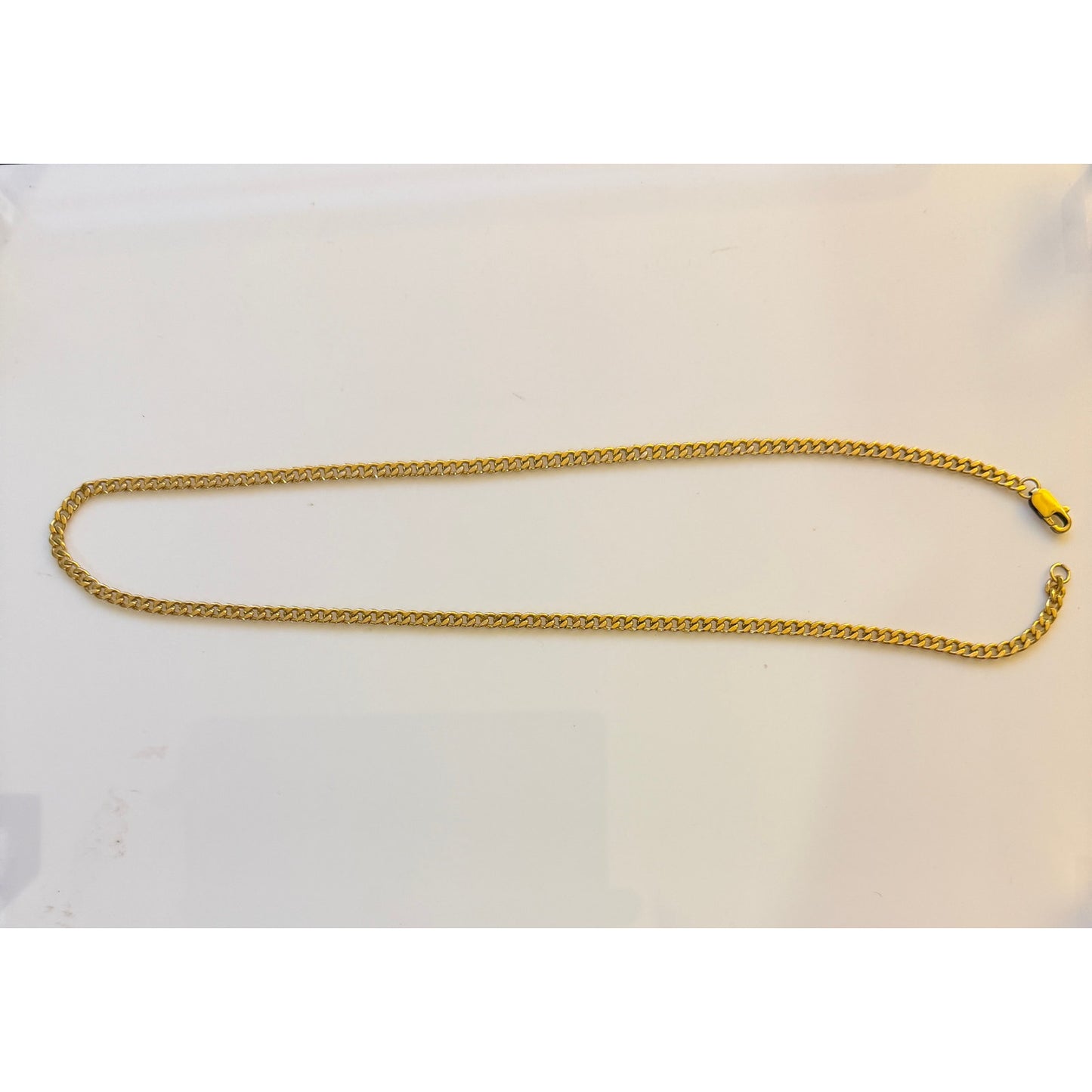 14K Gold Filled 3.5mm Curb Chain Necklace – 18"
