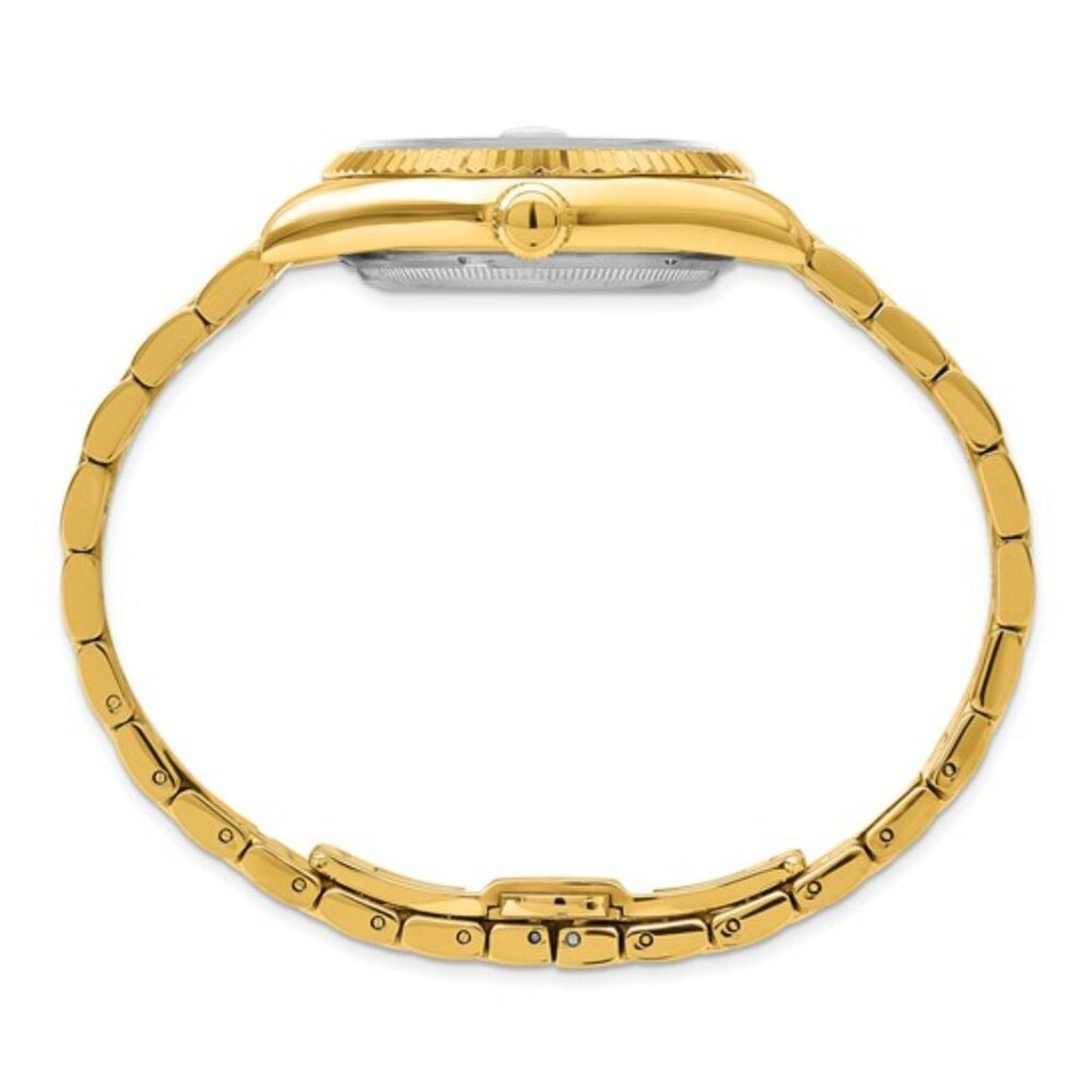 Charles Hubert Men's Gold Tone Watch - Green Dial - IP-Plated Stainless Steel