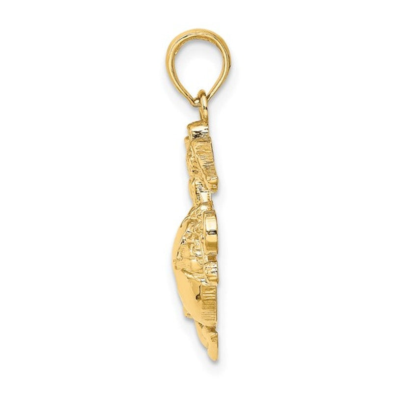 New  10K Yellow Gold U.S. Marine Corps Pendant – Solid Gold | Made in the USA