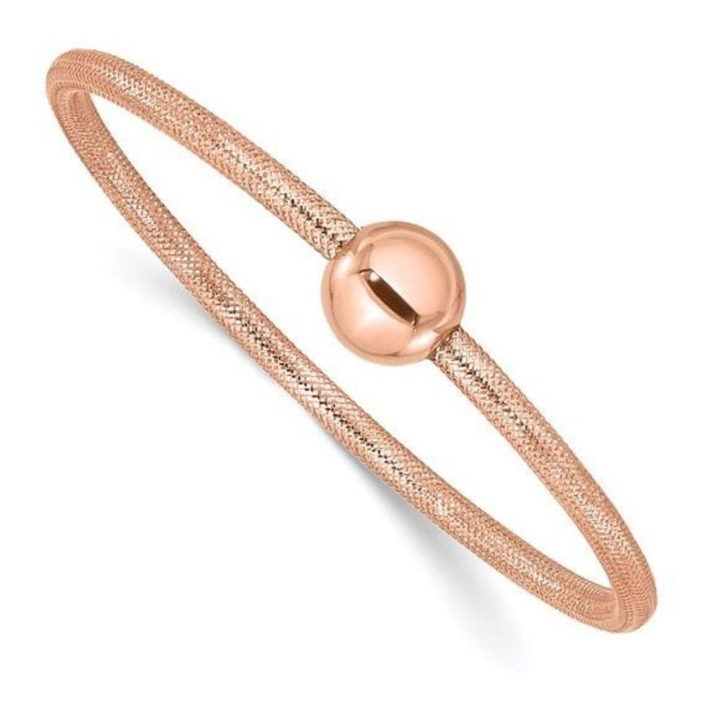 New 14K Rose Gold Stretch Bracelet: A Versatile and Elegant Accessory