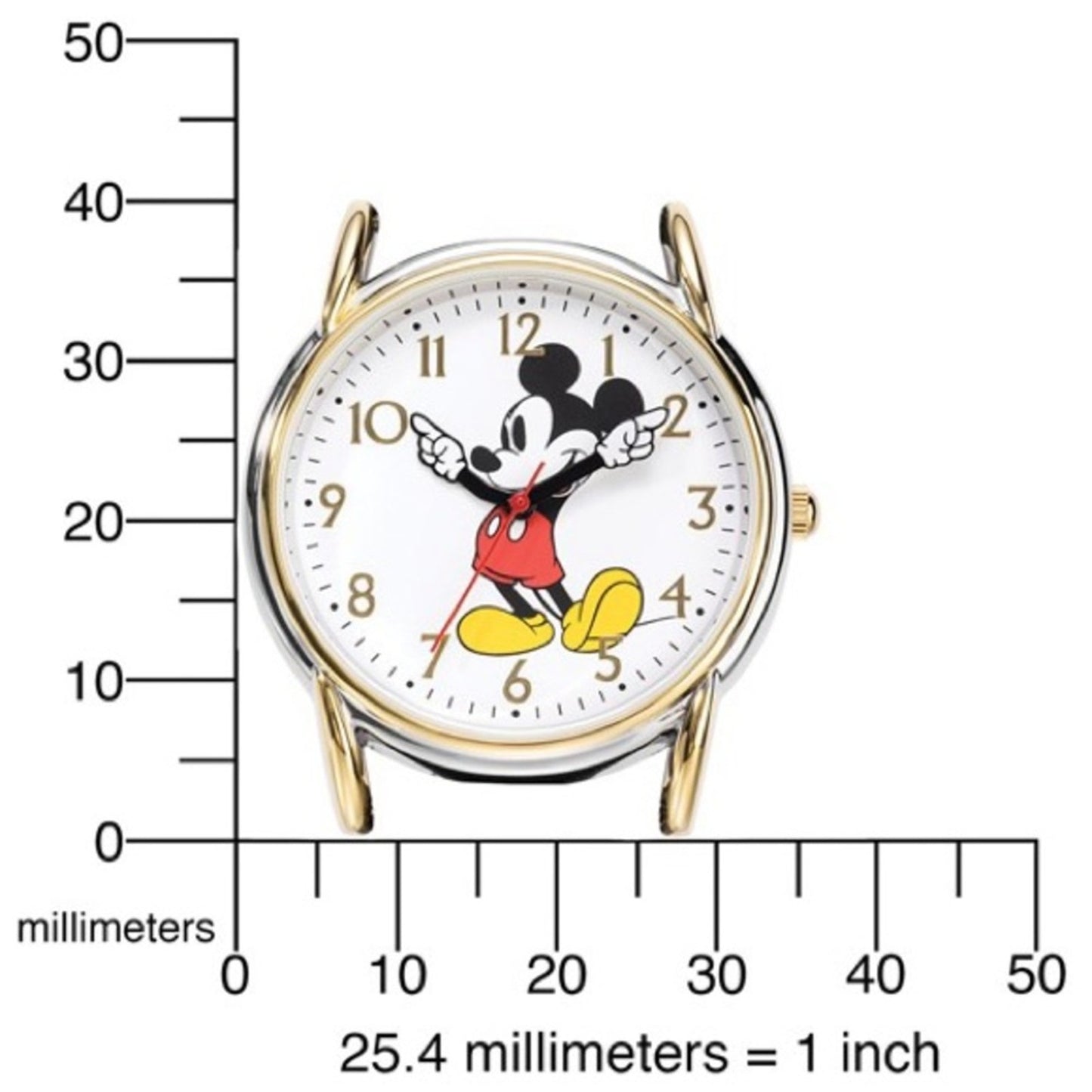 New Disney Mickey Mouse Men's Silver Cardiff Alloy Blue Leather Watch