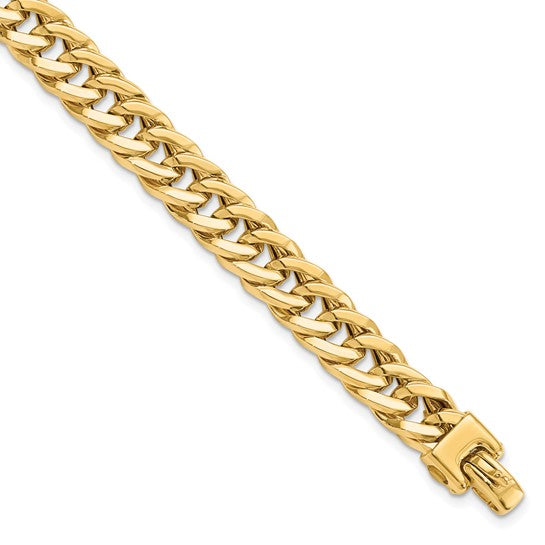 14k Gold Men's Cuban Link Bracelet, made in Italy