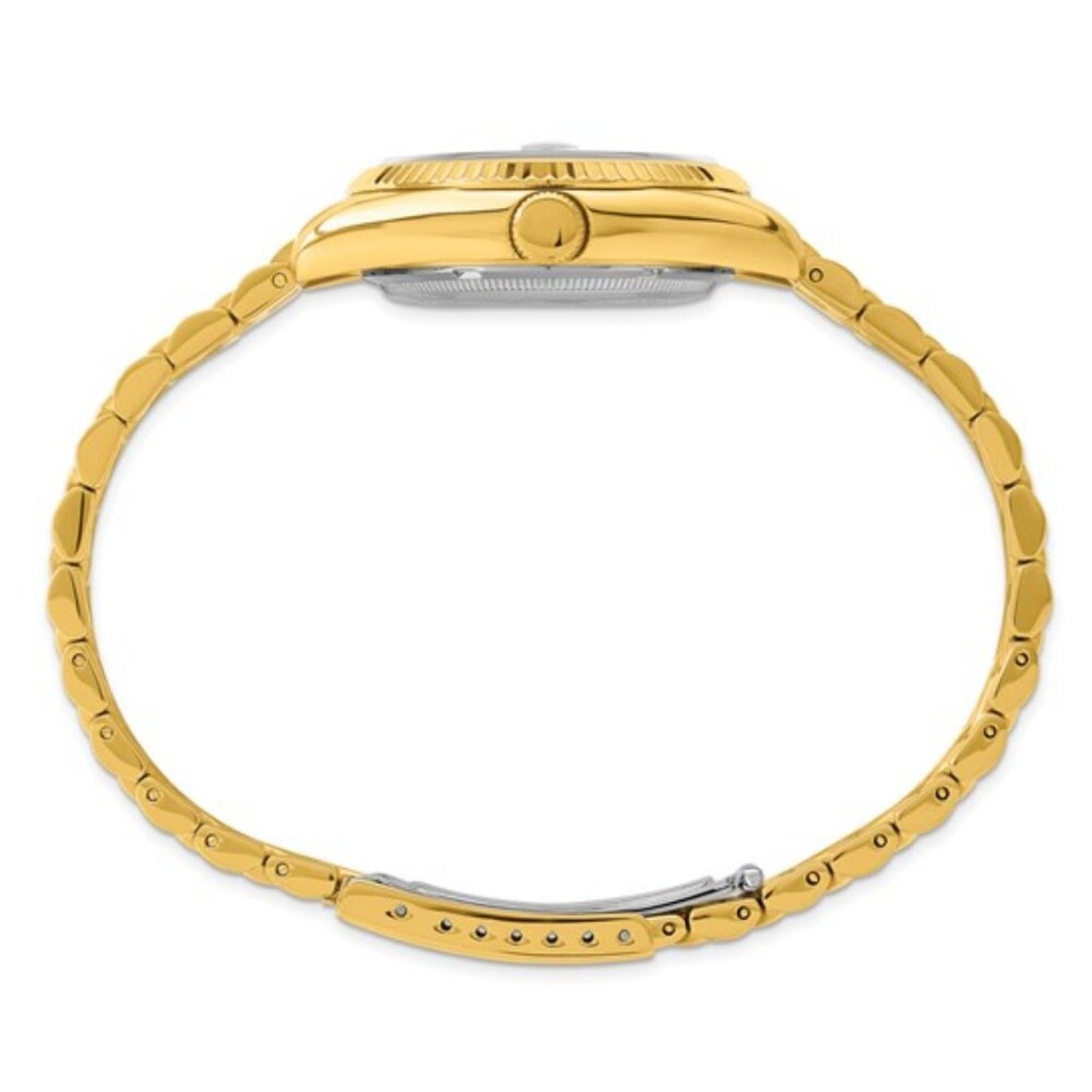 Charles Hubert Men's Gold-Plated Watch - Champagne Dial - Day/Date - 36mm