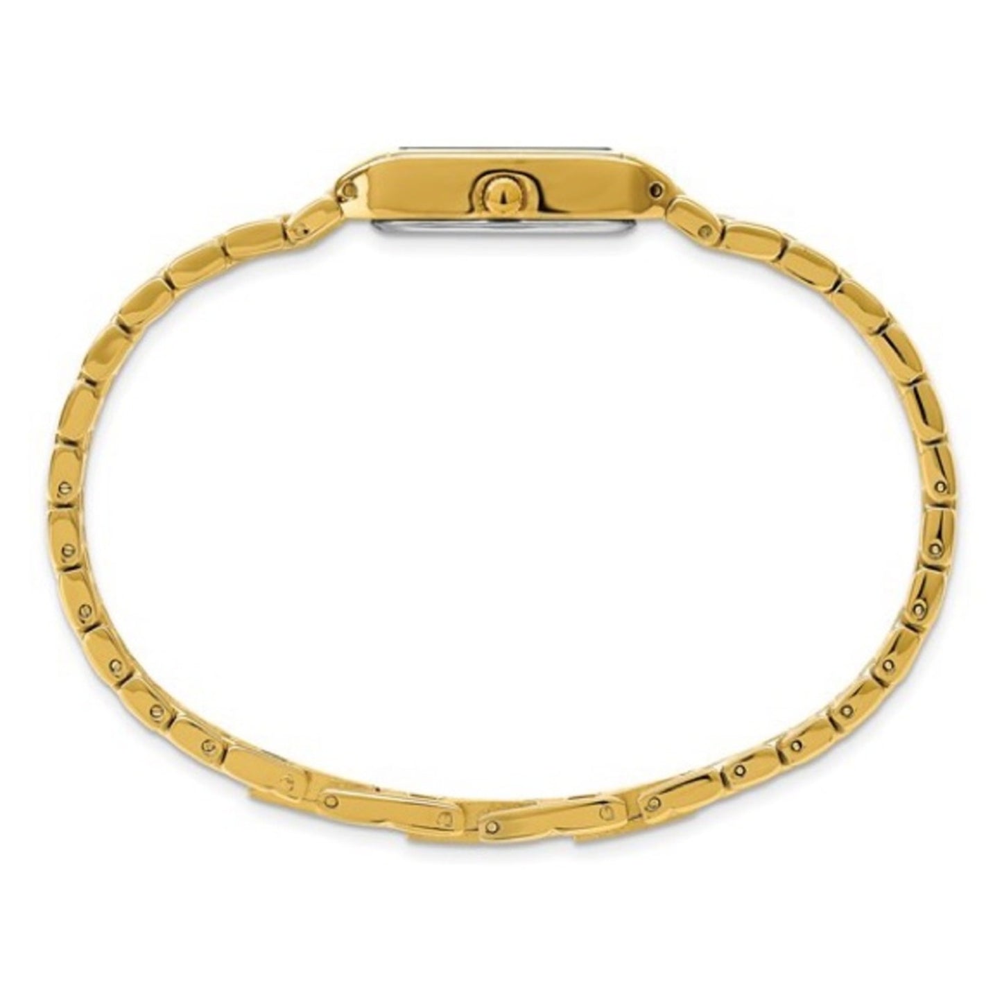 Women’s Charles Hubert Gold-Finish White Dial Quartz Watch | Gift Boxed