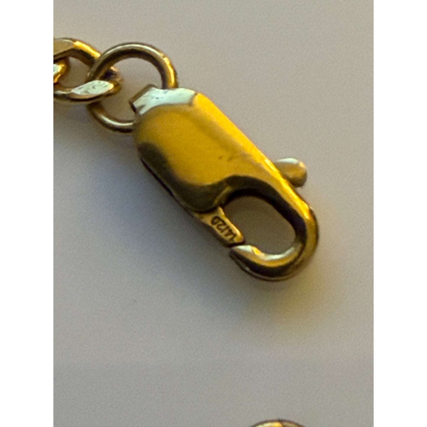 14K Gold Filled 3.5mm Curb Chain Necklace – 18"