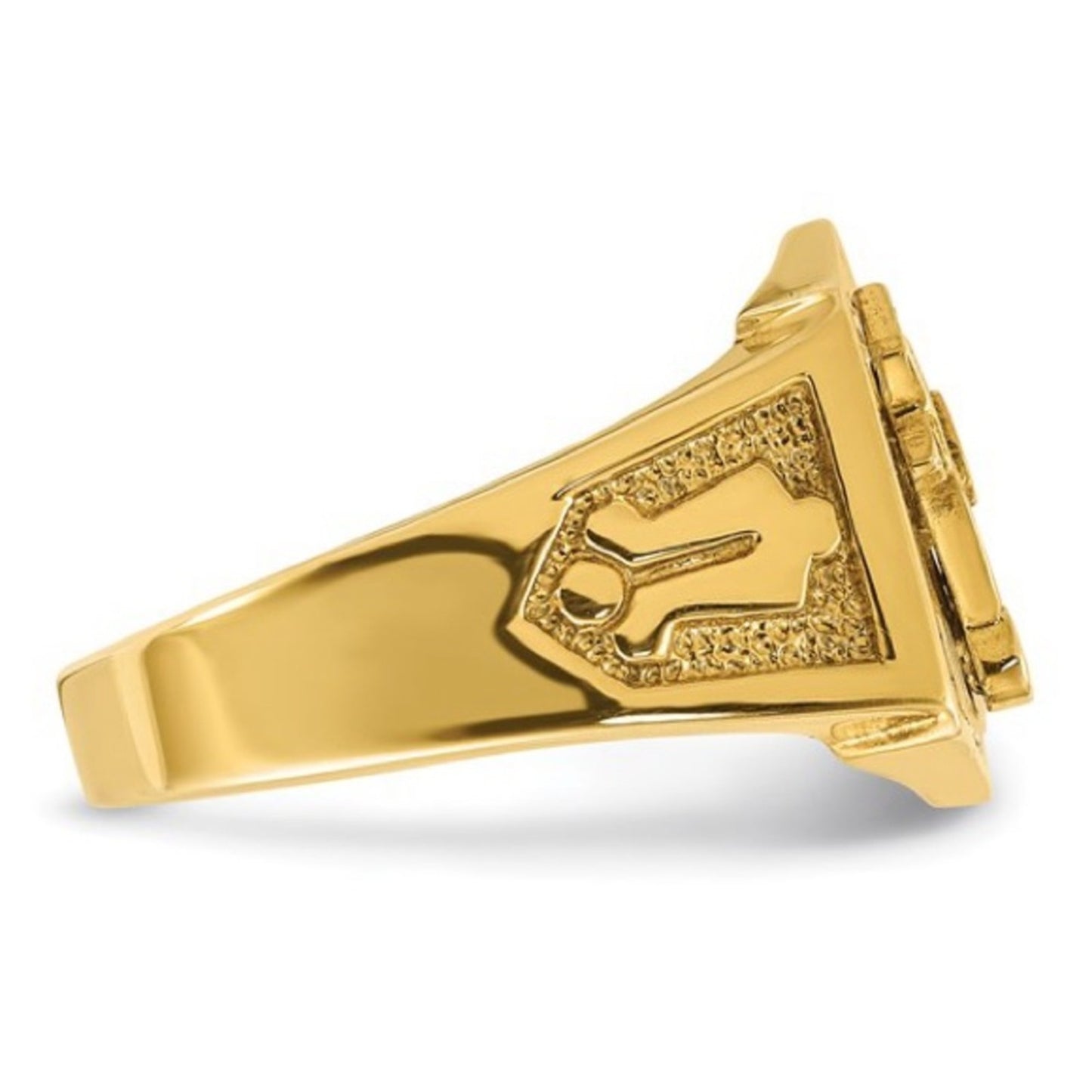 New 14k Gold IBGoodman Men's Masonic Ring: A Blend of Tradition and Modern Style