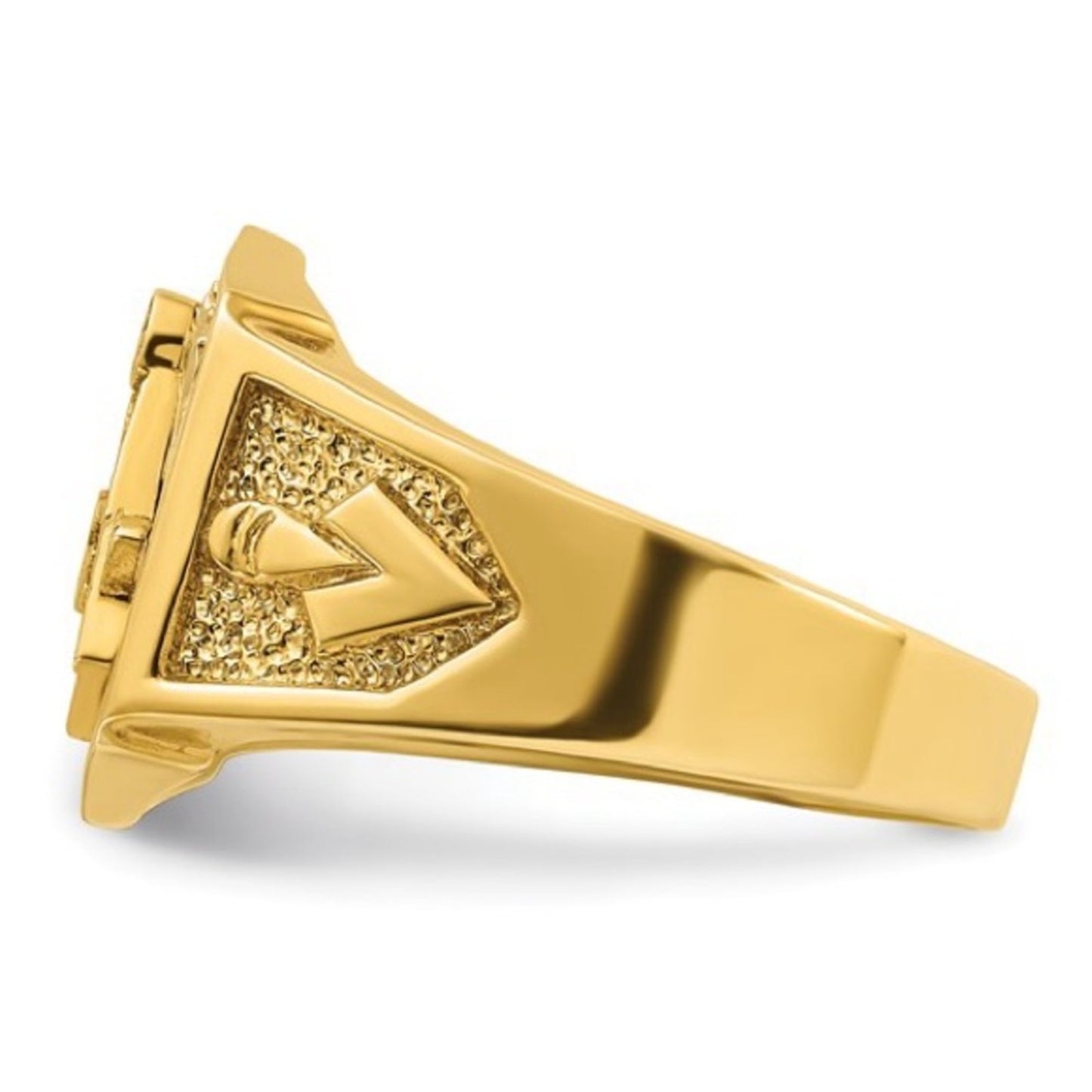 New 14k Gold IBGoodman Men's Masonic Ring: A Blend of Tradition and Modern Style