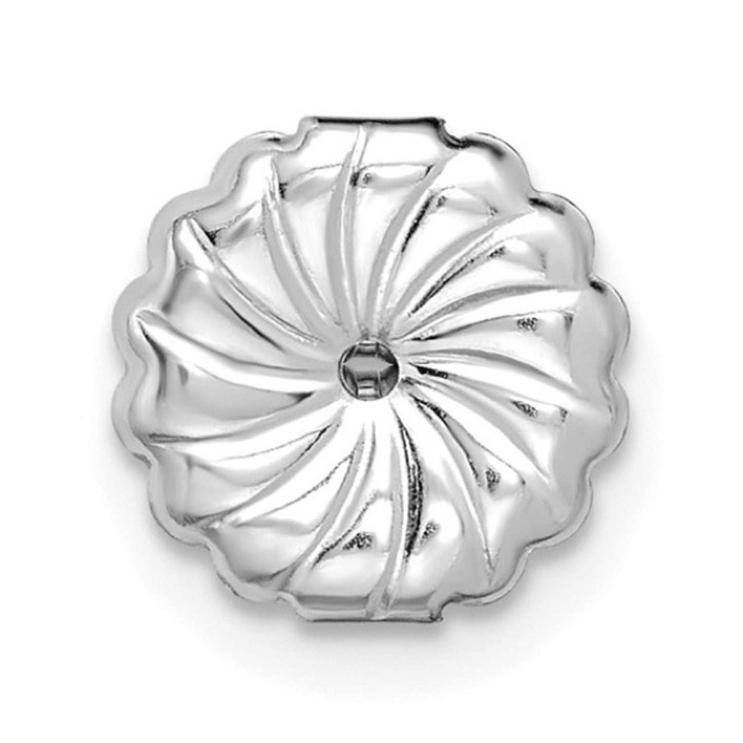 5 Carat Radiant Cut Lab Grown Diamond Earrings 14K White Gold Studs