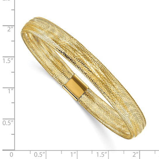 Leslie's Jewelry 10K Mesh Bracelet: A Lightweight, Elegant Accessory with Lifetime Guarantee