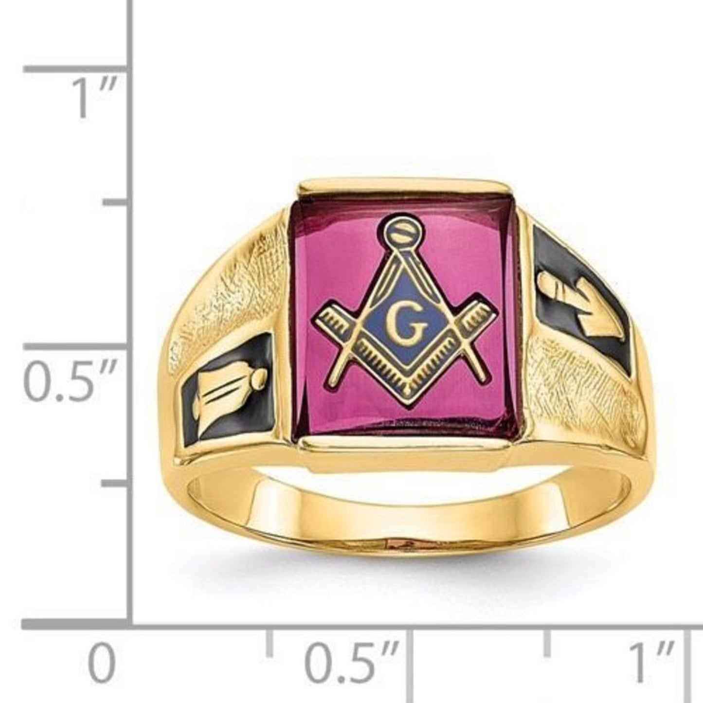 14k Gold Men’s Masonic Ring